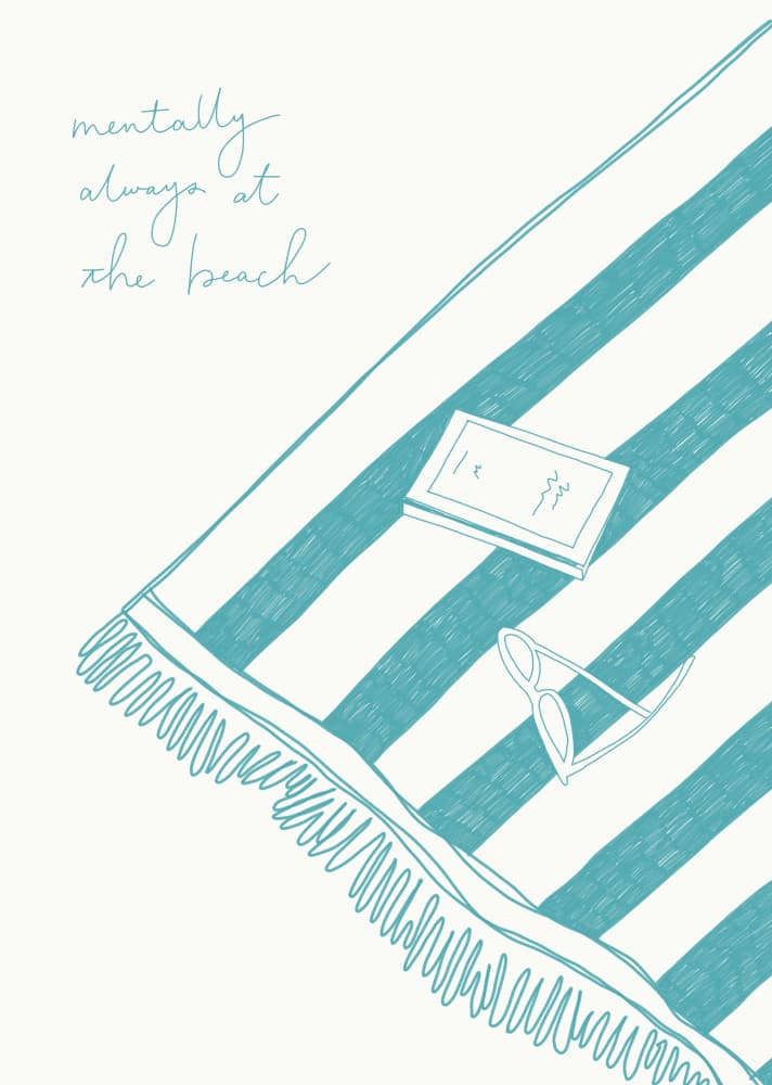 Beach Day Dreams by Rio Soléy — canvas wall art