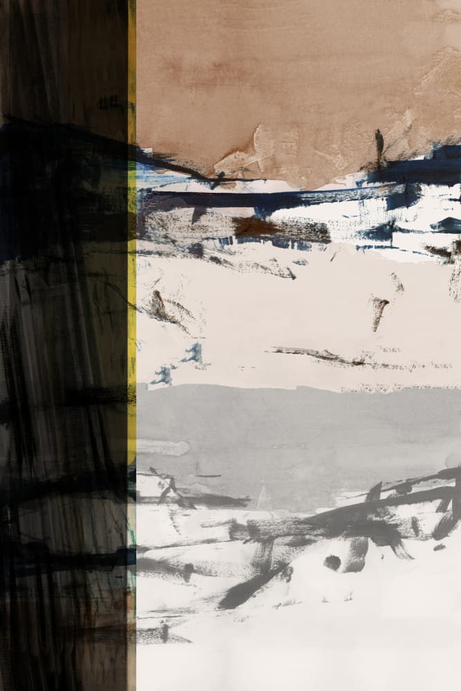 Textured Abstract Horizon by cartissi — canvas wall art