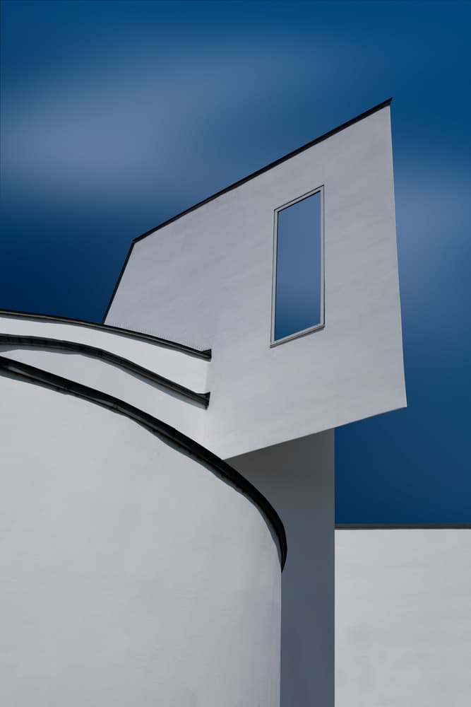 Modern White Architecture by Rolf Endermann — canvas wall art