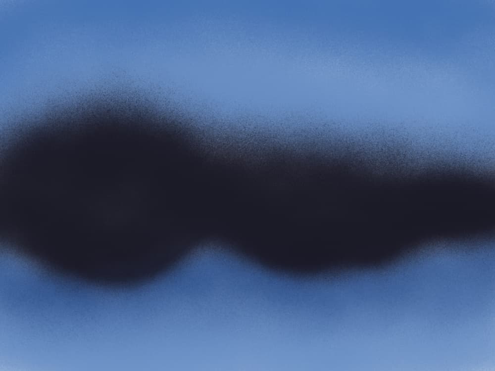Deep Blue Abstraction by Little Dean — canvas wall art