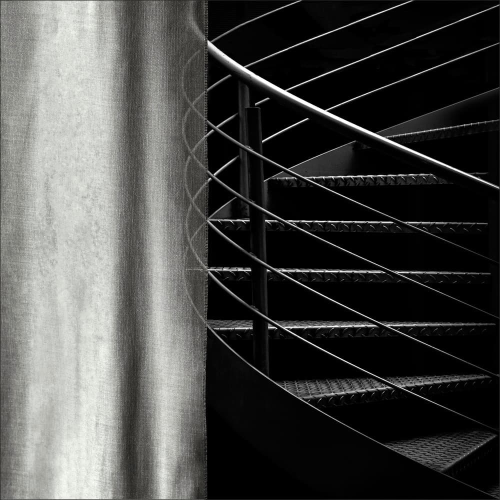 Modern Spiral Architecture by Gilbert Claes — canvas wall art