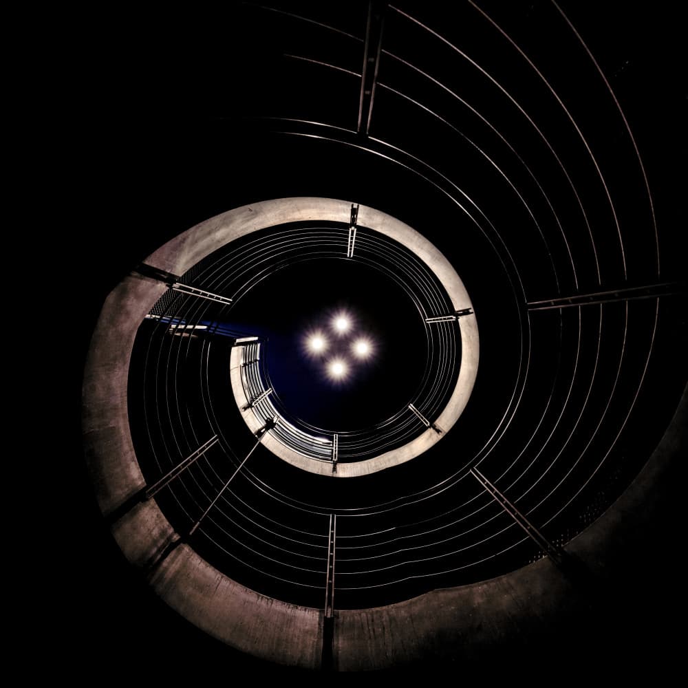Dark Spiral Ascent by YASUTOSHI HONJO — canvas wall art