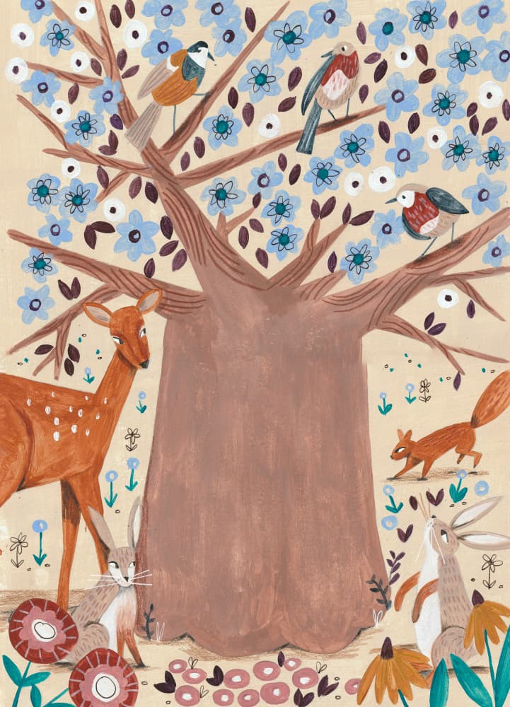 Tree of life by Caroline Bonne Müller — canvas wall art