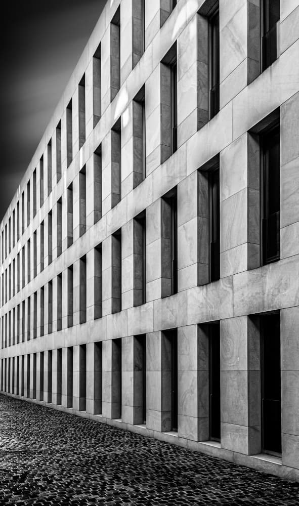 Modern Building Lines by Adam Dauria ☂ — canvas wall art