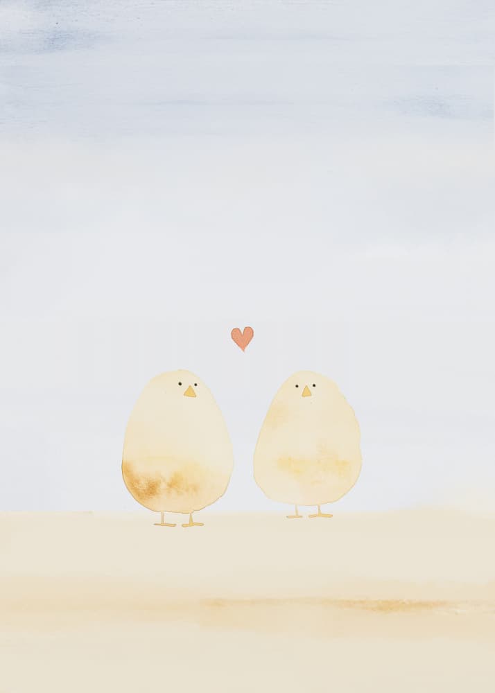 Love Birds by Pictufy Studio IV — canvas wall art