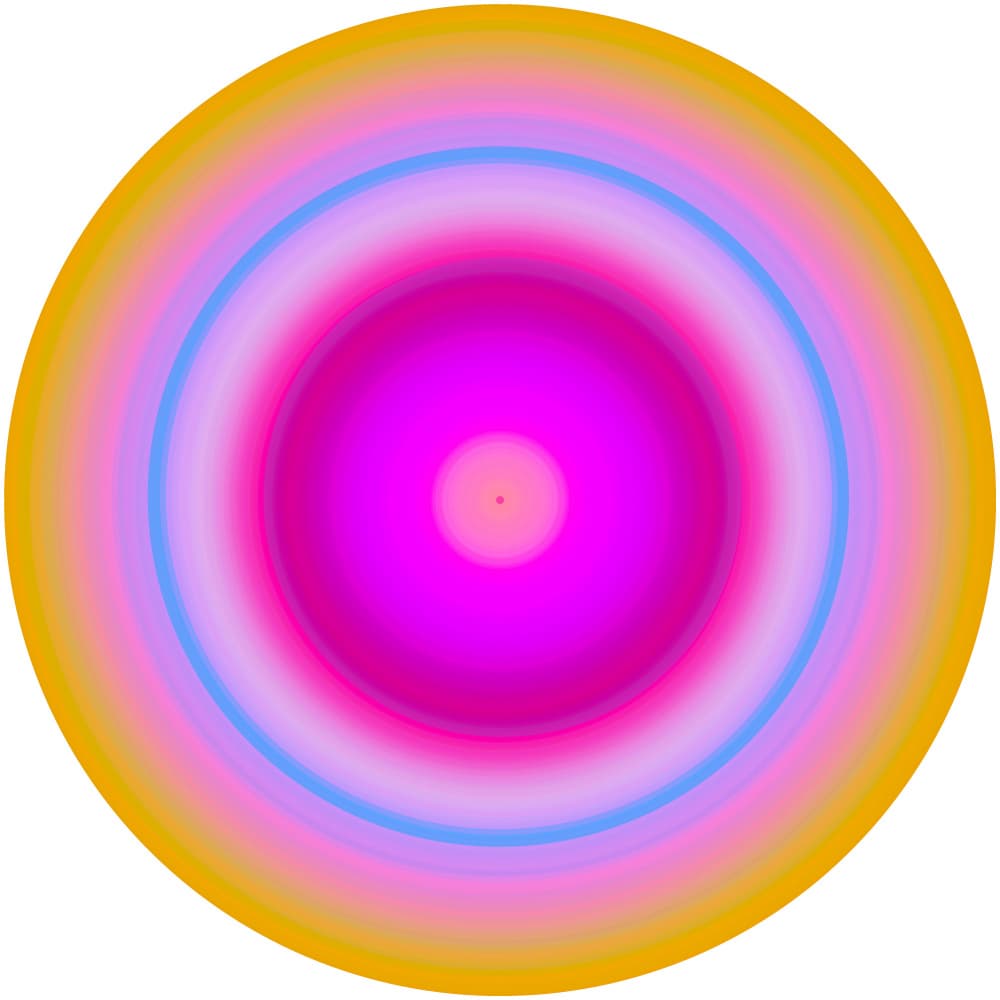 Radiant Color Circle by PASLIER Morgan — canvas wall art