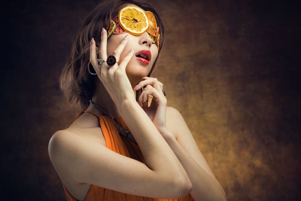 Mysterious Orange Slices by Suguru Sumimoto — canvas wall art