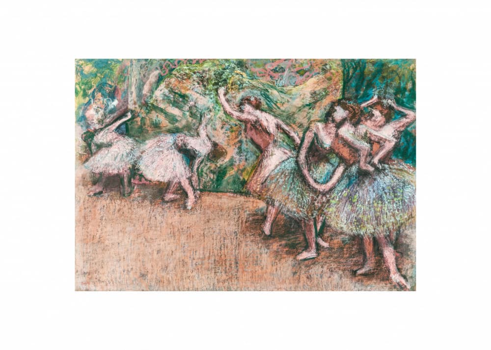 Ballet Scene No.2 by Edgar Degas — canvas wall art