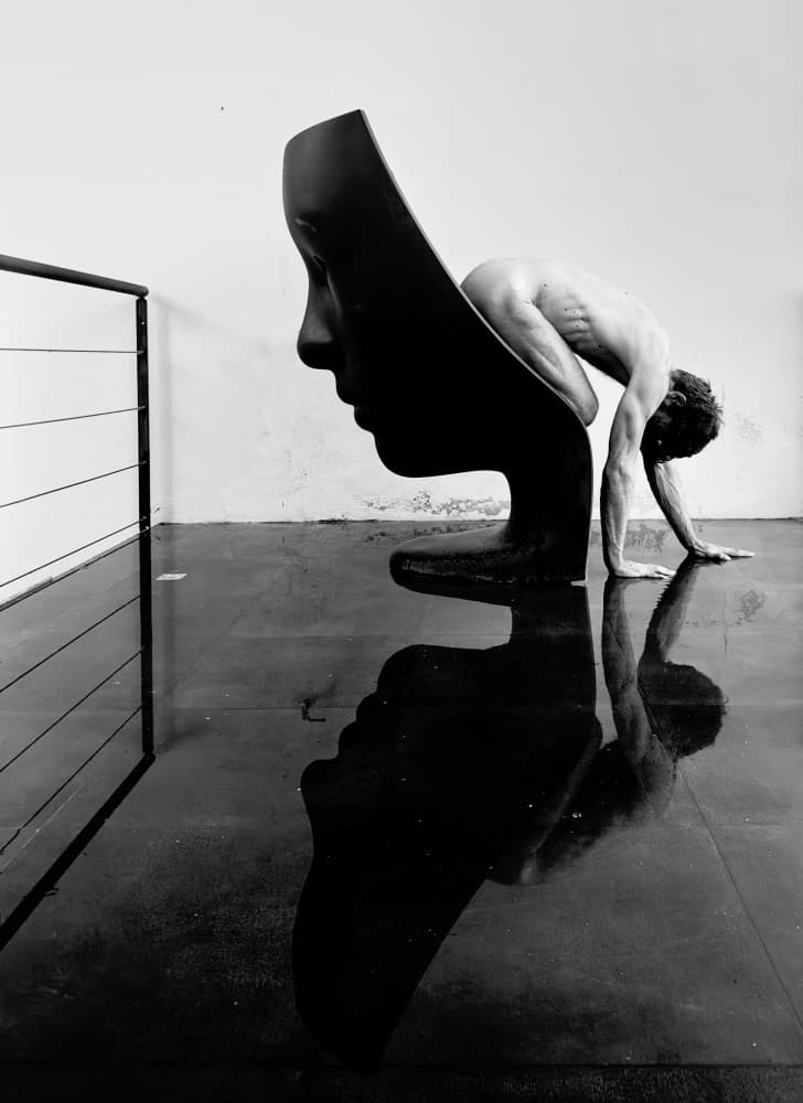 Face and Form Reflected by Davide Barzaghi — canvas wall art