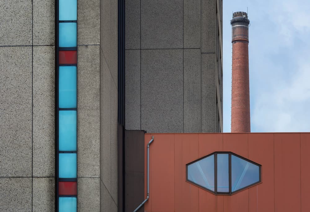 Geometric Urban Contrast by Henk van Maastricht — canvas wall art