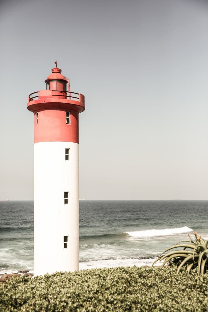 Beacon by the Sea by Shot by Clint — canvas wall art