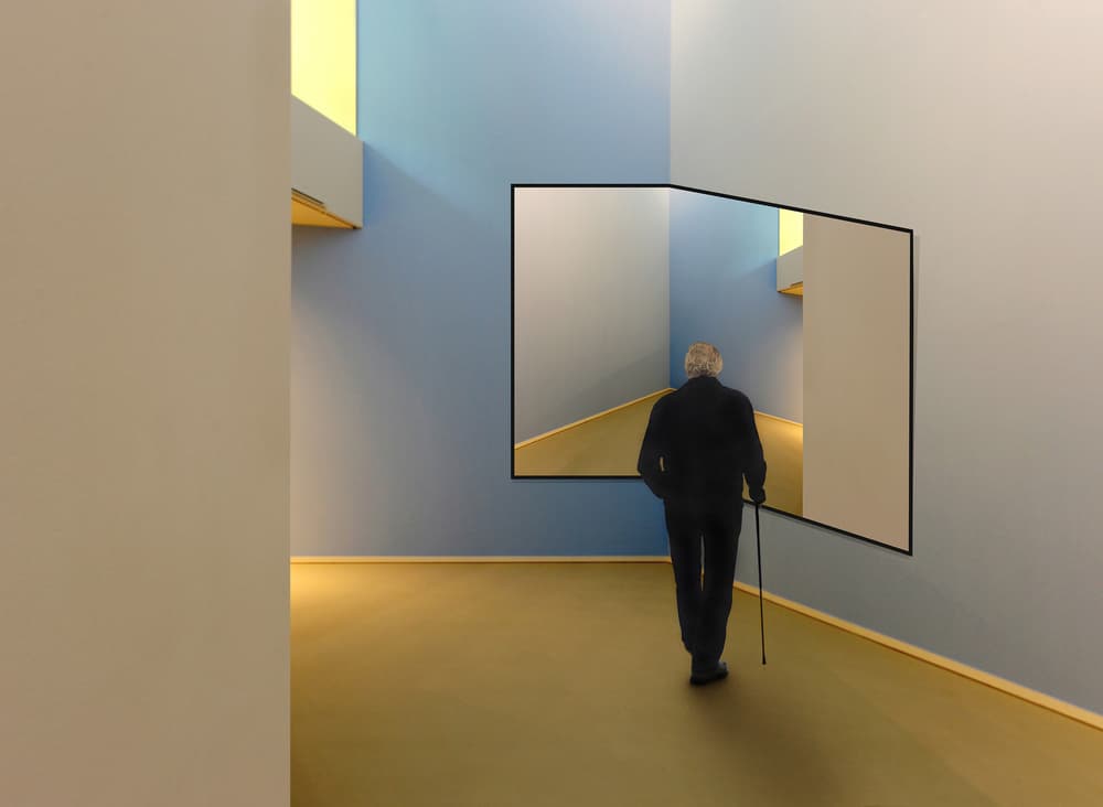Senior Man's Portal Walk by Huib Limberg — canvas wall art
