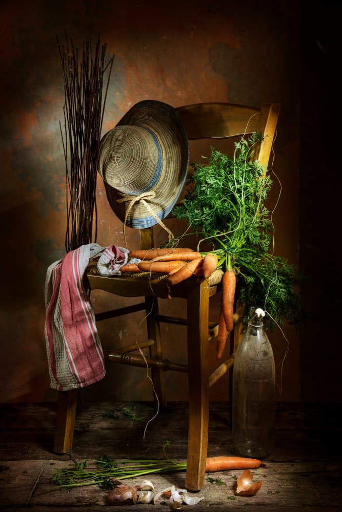 Rustic Carrot Harvest by Felice Angelino — canvas wall art