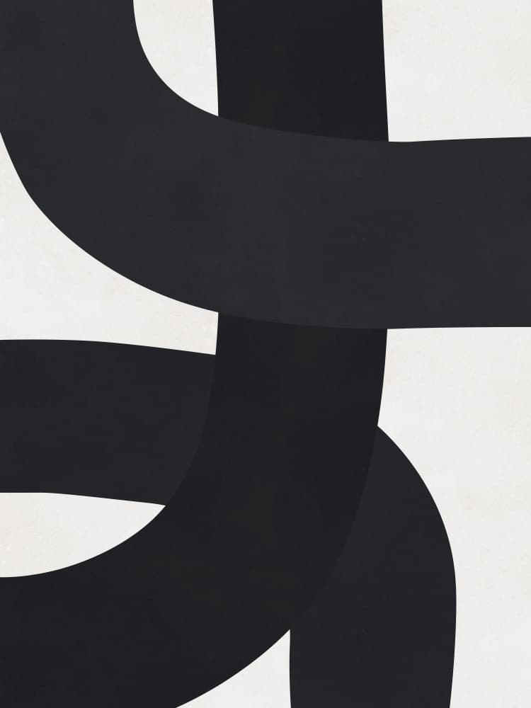 Bold Abstract Lines by Vitor Costa — canvas wall art