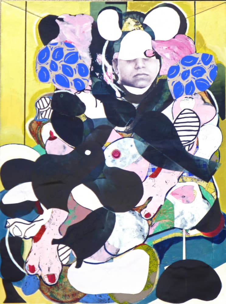 Whimsical Surreal Portrait by Pascal Marlin — canvas wall art