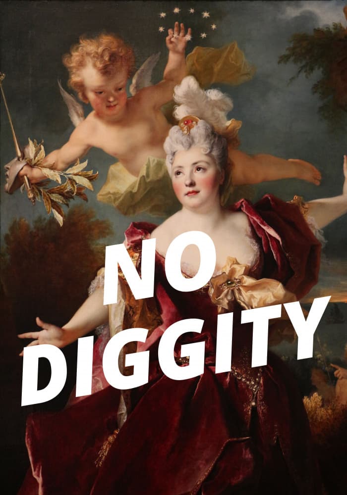 Regal Woman No Diggity by Athene Fritsch — canvas wall art