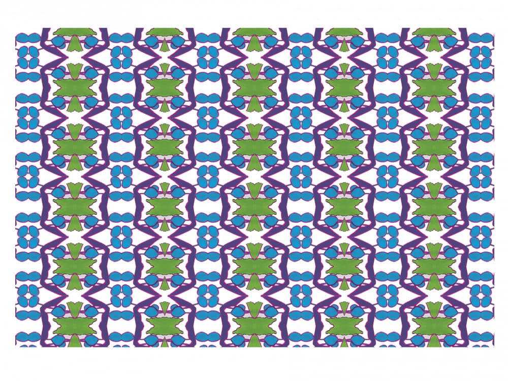 Vibrant Geometric Pattern by Breanna Megan Studio — canvas wall art