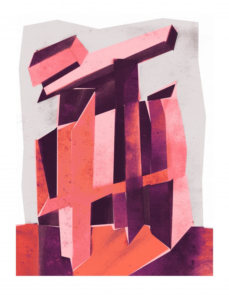 Geometric Symphony by Treechild — canvas wall art
