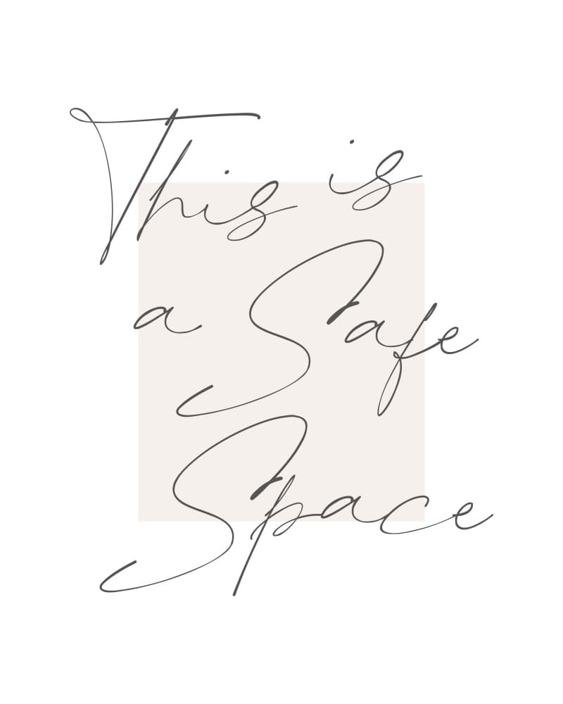 This Is A Safe Space by KsanaKalpa — canvas wall art