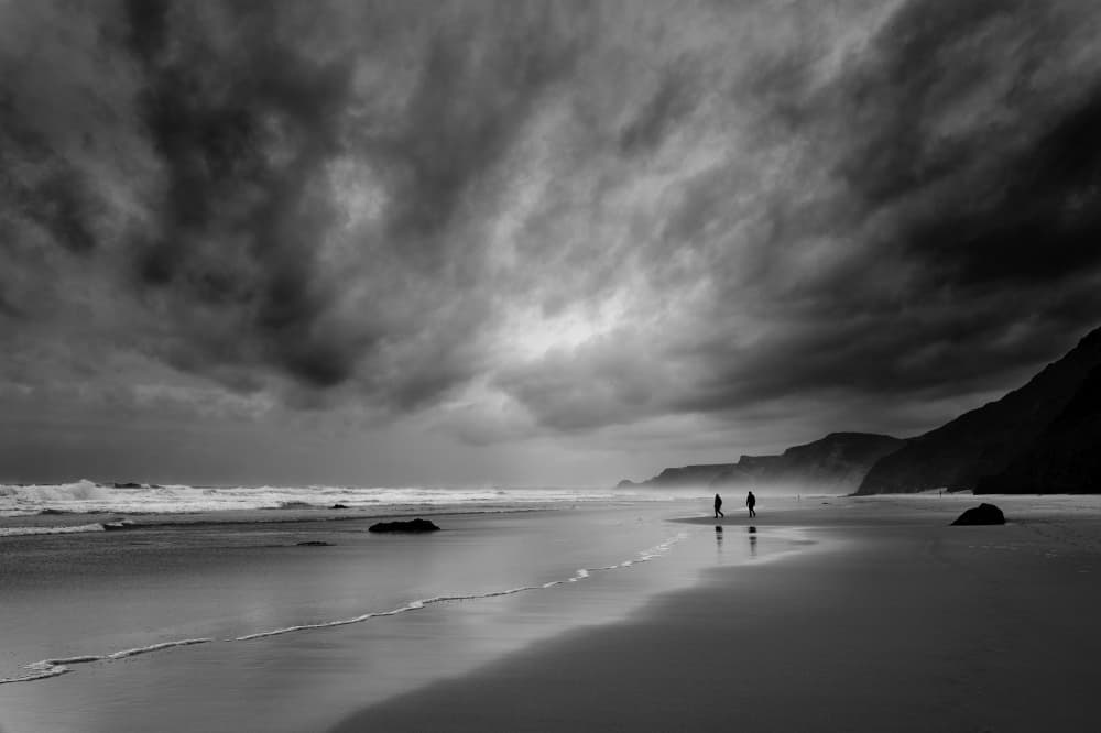 Dramatic Coastal Walk by Martin Froyda — canvas wall art