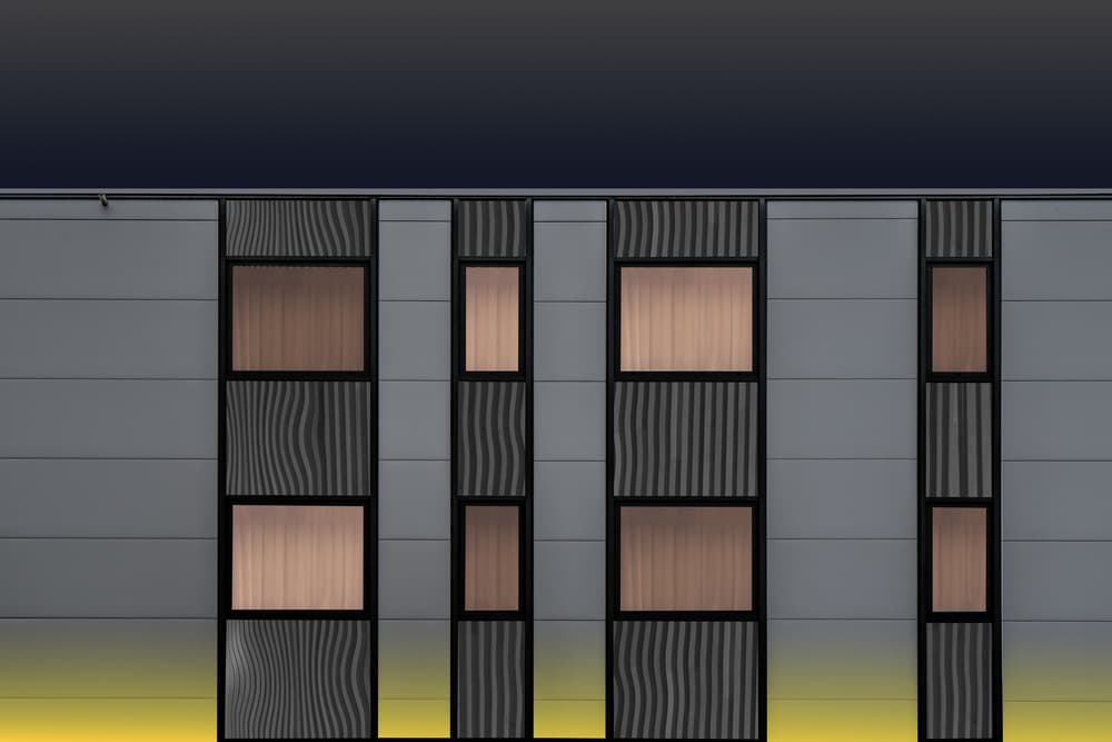 Modern Facade Patterns by Luc Vangindertael (laGrange) — canvas wall art