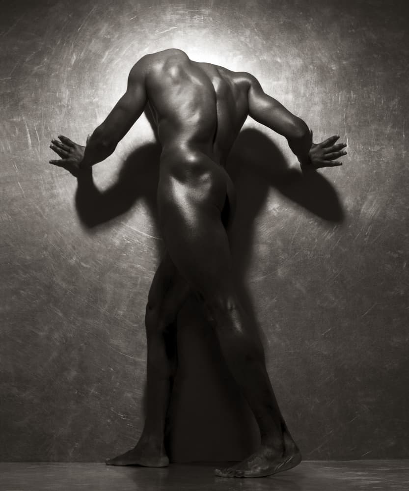 Sculptural Male Body by Anders Kustås — canvas wall art