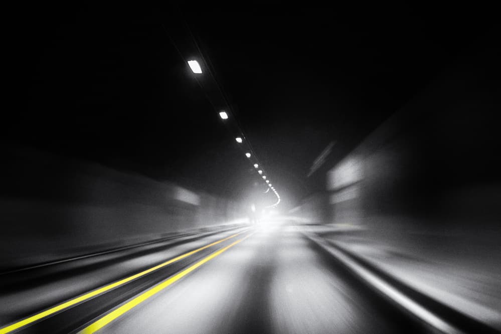 High Speed Tunnel Road by Bruno Flour — canvas wall art