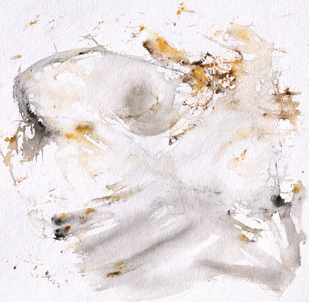 Muted Organic Abstract by Santhosh ch — canvas wall art