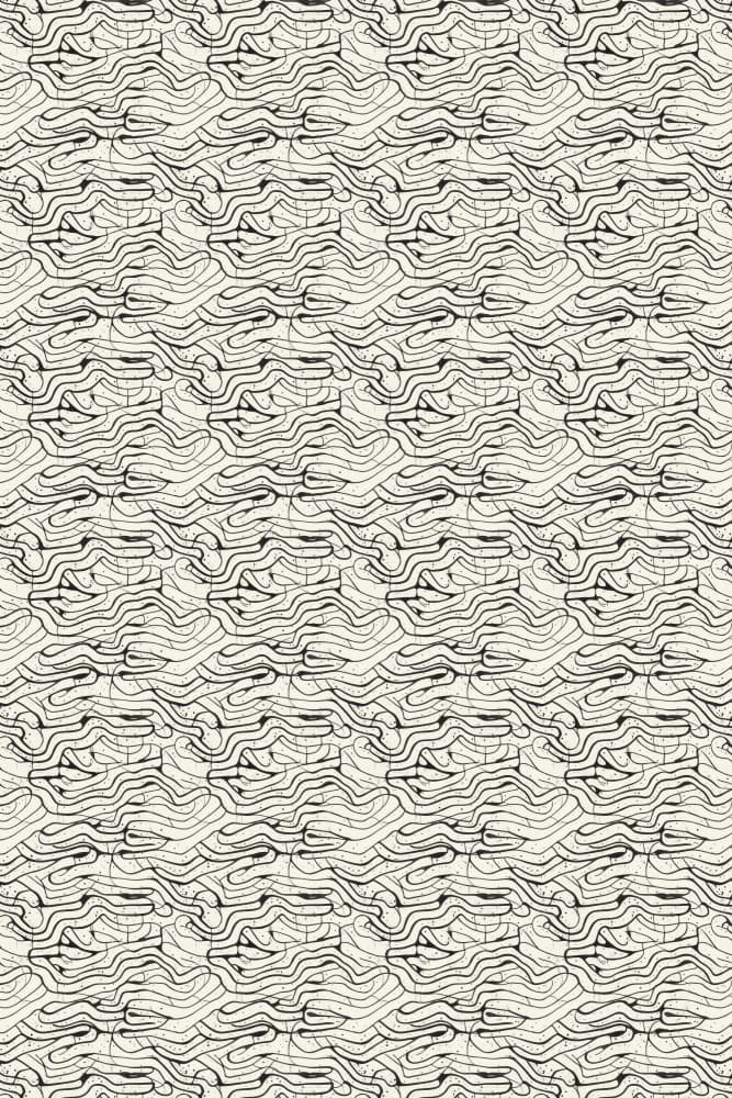Endless Curves Maze by Treechild — canvas wall art