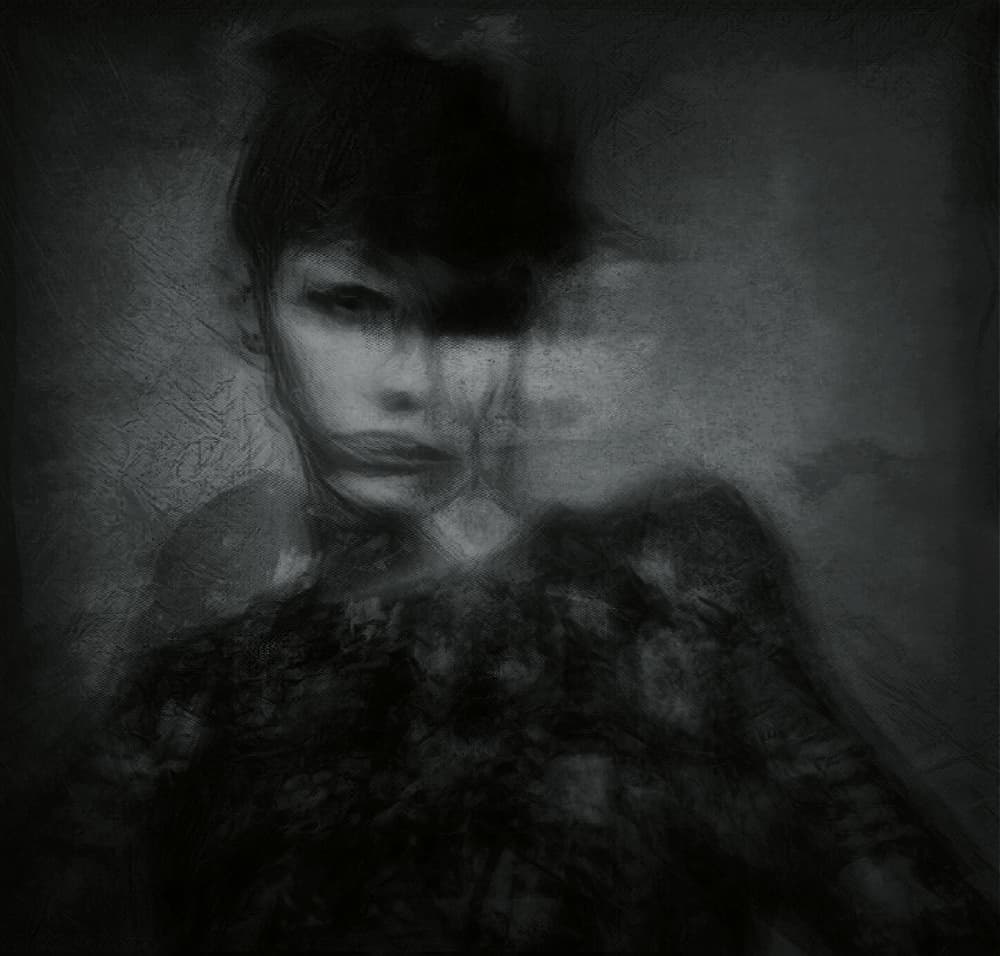 Dark Fragmented Portrait by Dalibor Davidovic — canvas wall art