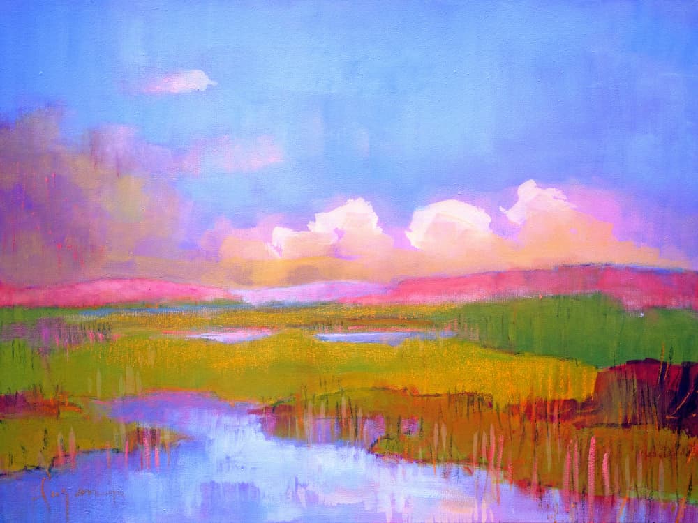 Impressionist Landscape by Dorothy Fagan — canvas wall art
