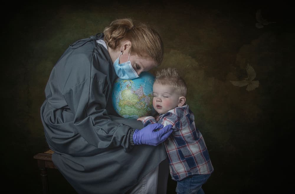 Caring for Our World by Carola Kayen-Mouthaan — canvas wall art