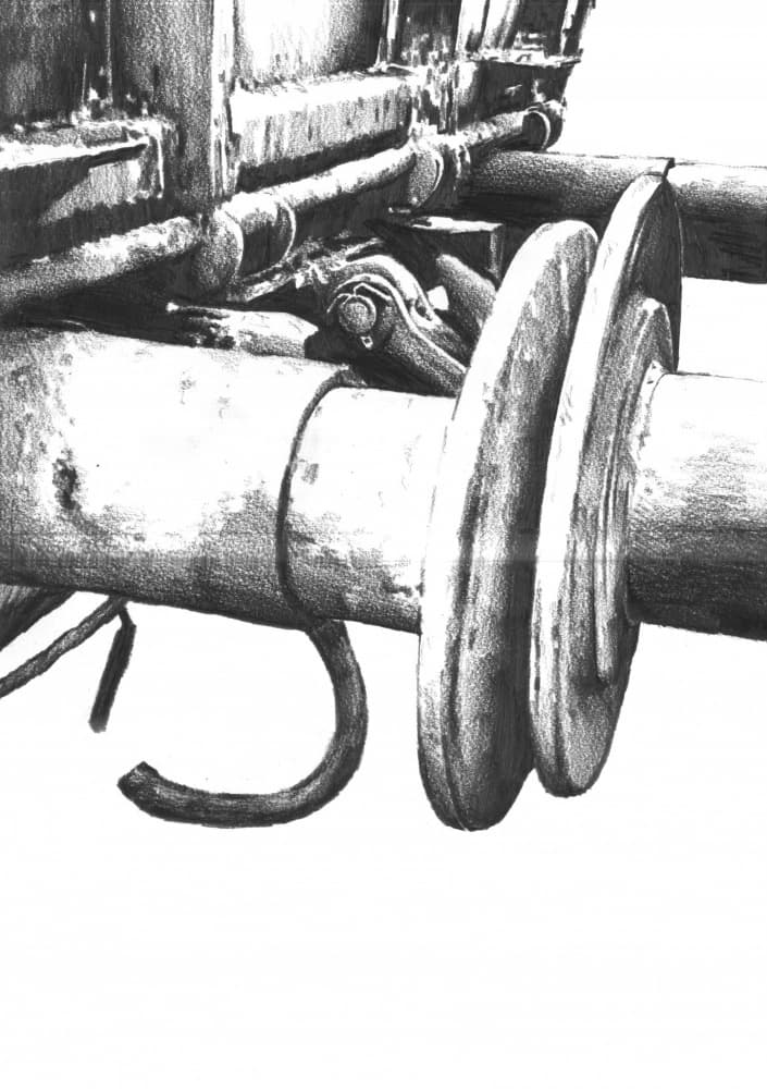 Industrial Machine Detail by Kulik — canvas wall art