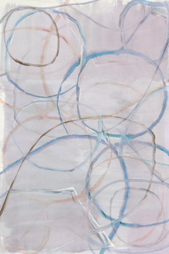 Subtle Pastel Circles by cartissi — canvas wall art