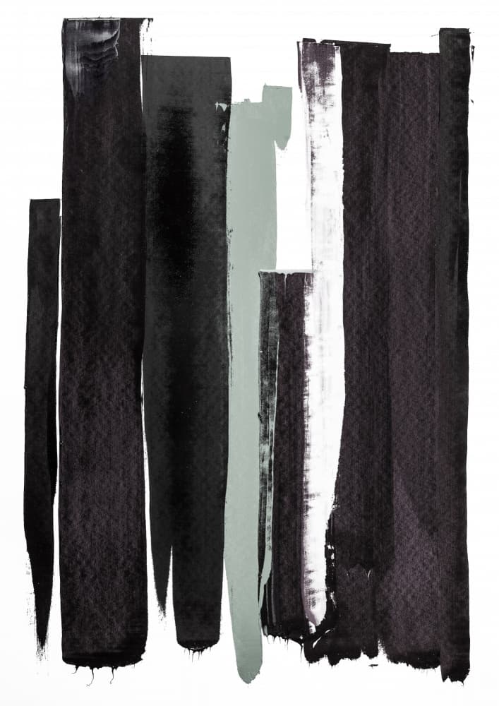 Monochrome Strokes by Shot by Clint — canvas wall art