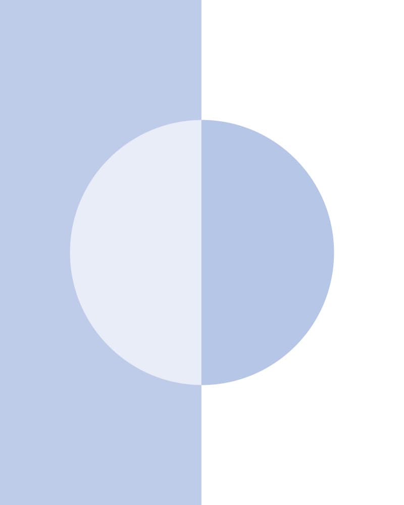Two Tone Circle by KsanaKalpa — canvas wall art