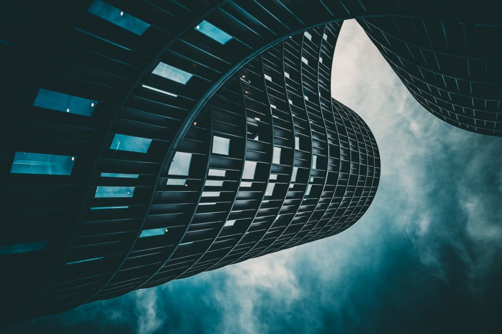 Sleek Architectural Curves by Stefan Buder — canvas wall art