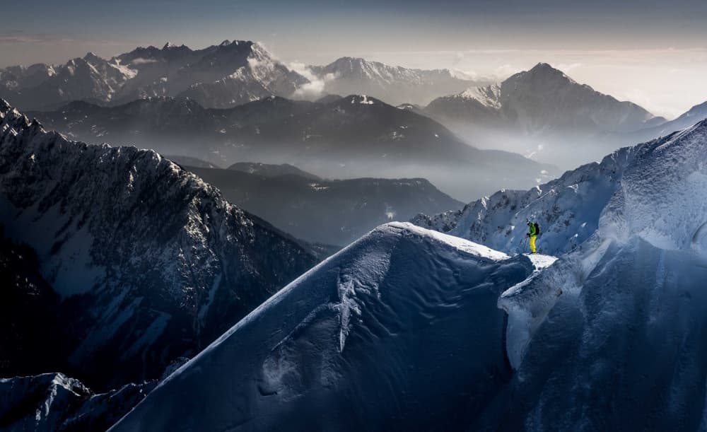 Winter Mountain Adventure by Sandi Bertoncelj — canvas wall art