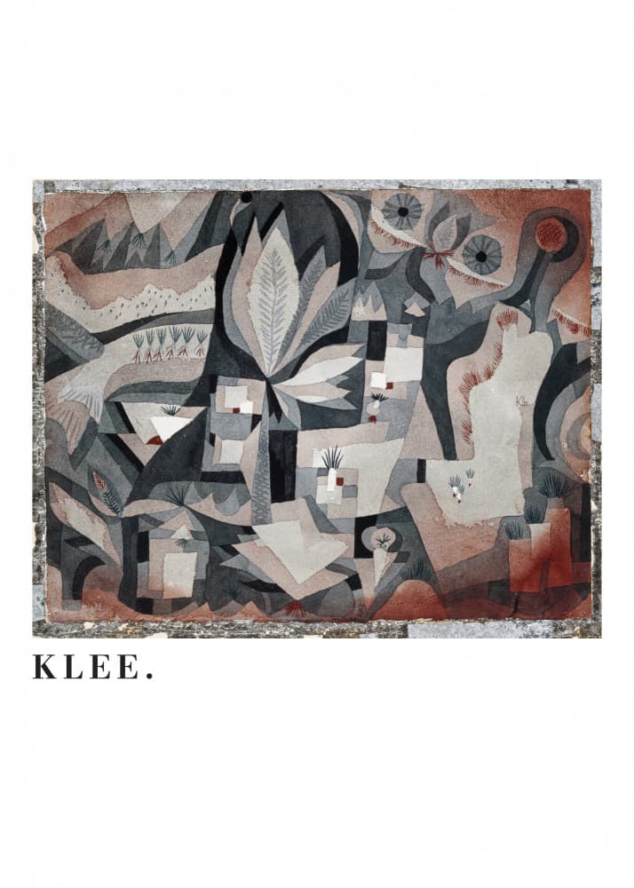 Dry Cooler Garden 1921 by Paul Klee — canvas wall art