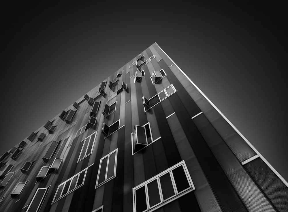 Geometric Urban Lines by Juan López Ruiz — canvas wall art
