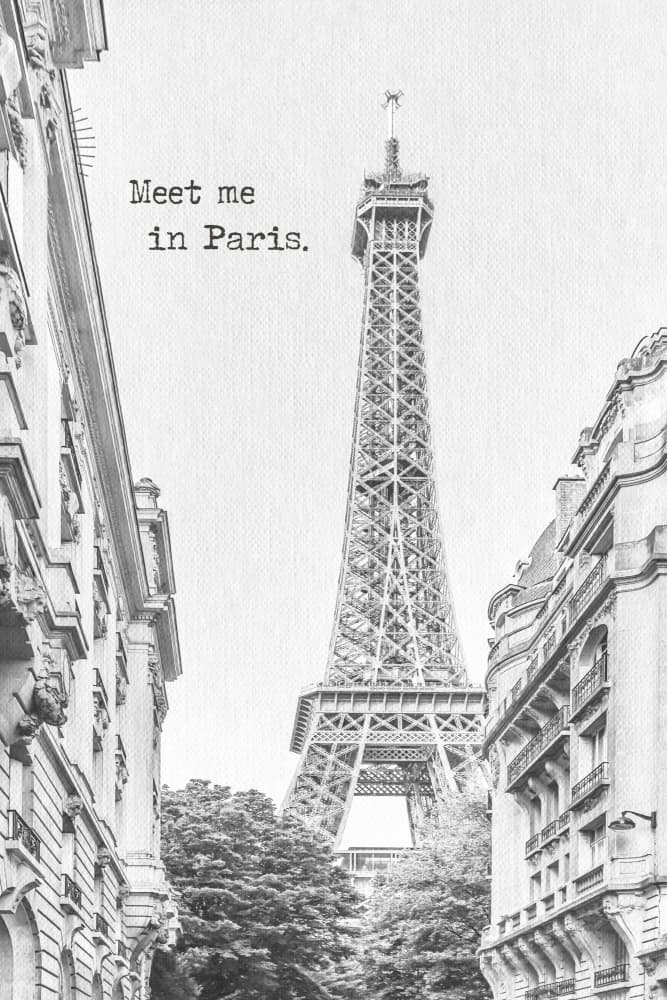 Meet Me In Paris by Melanie Viola — canvas wall art
