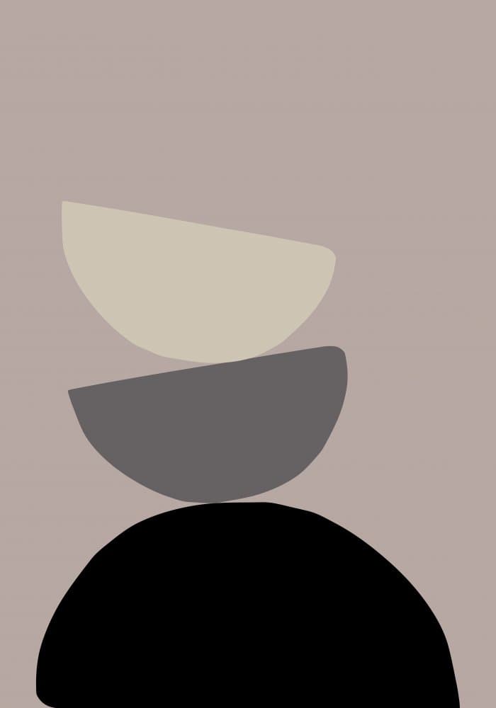 Modern Geometric Balance by Pictufy Studio — canvas wall art