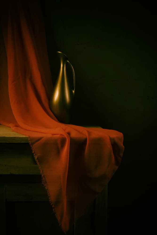 Golden Pitcher Still Life by magnola — canvas wall art