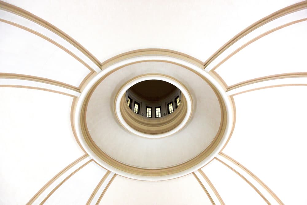 Elegant Dome Perspective by Rolf Endermann — canvas wall art