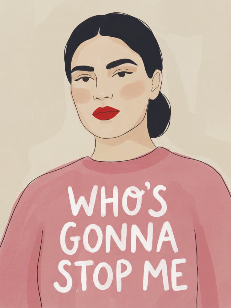 Who's Gonna Stop Me by Andreas Magnusson — canvas wall art