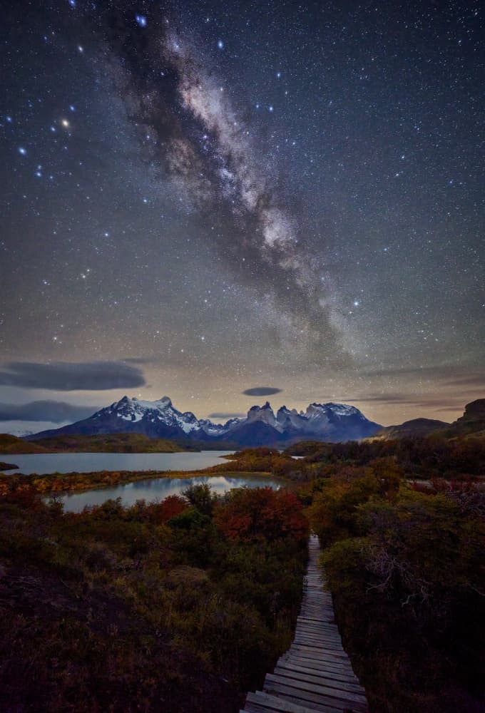 Milky Way in Patagonia by Ricardo Gayan — canvas wall art