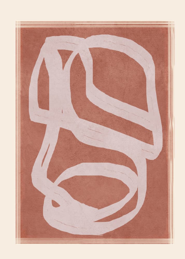 Earthy Abstract Flow by Flow Line — canvas wall art