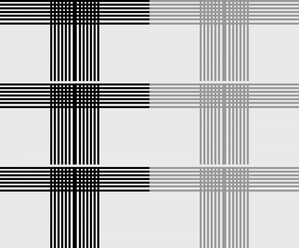Geometric Plaid Pattern by Nilesh Kulkarni — canvas wall art