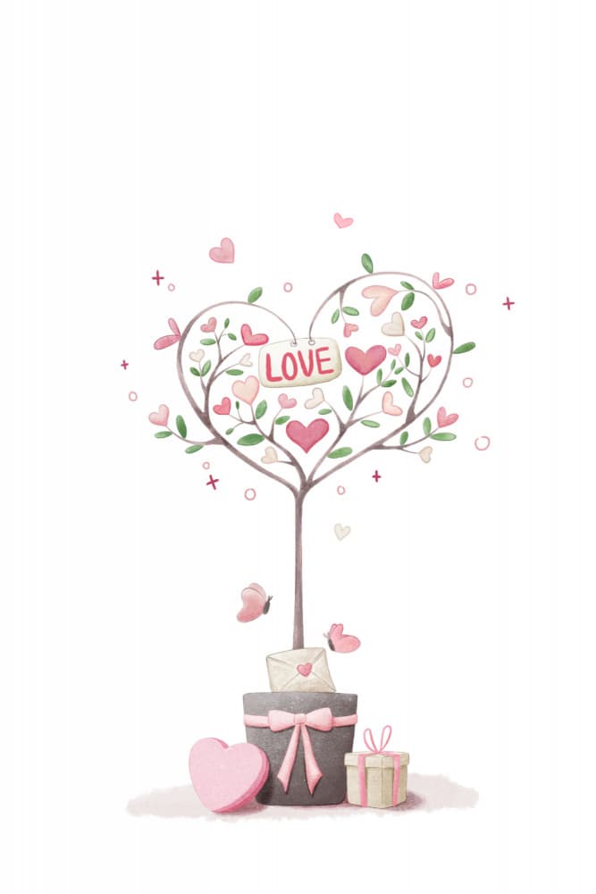 Love Heart Tree by Xuan Thai — canvas wall art
