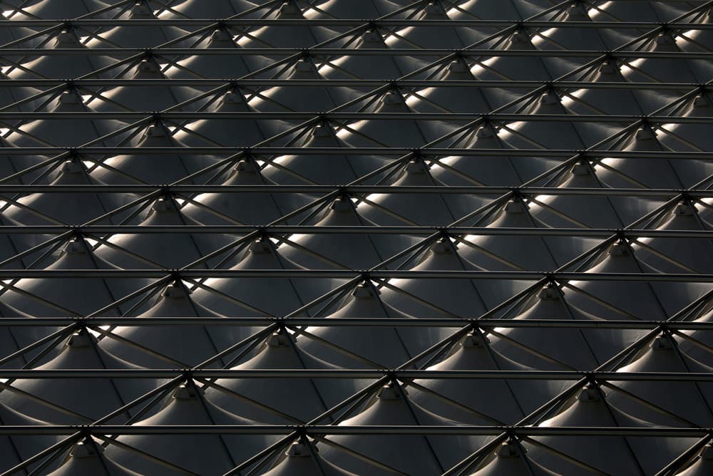 Geometric Light Pattern by Hans-Wolfgang Hawerkamp — canvas wall art